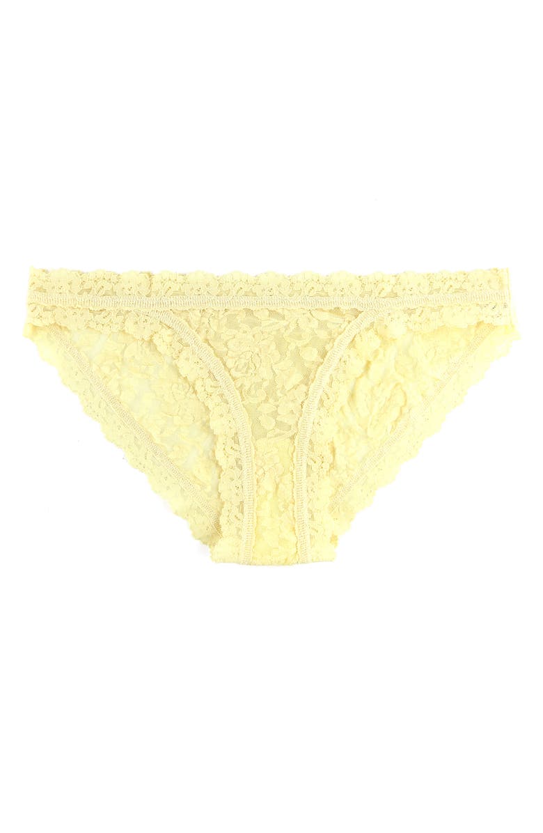 Hanky Panky 'Signature Lace' Brazilian Bikini, Alternate, color, Shortcake Yellow