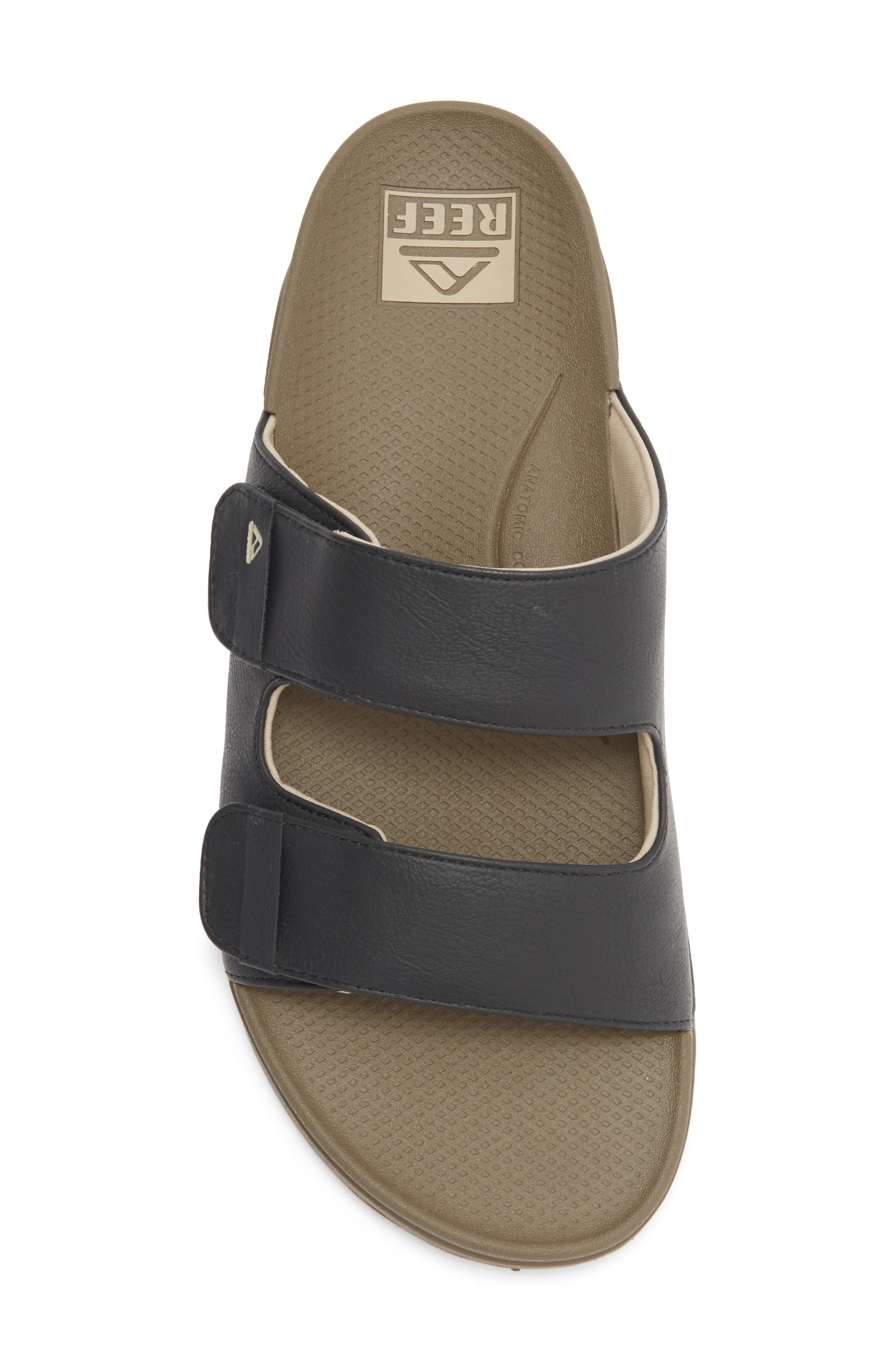 Reef Spring Breakpoint Slide Sandal, Alternate, color, Black/Tan