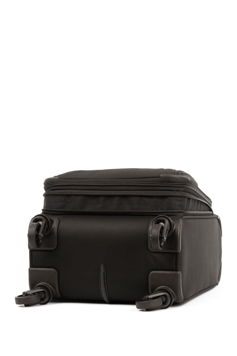 Pilot Air™ Elite 17" Expandable Compact Boarding Bag Spinner Luggage, Alternate, color, BLACK