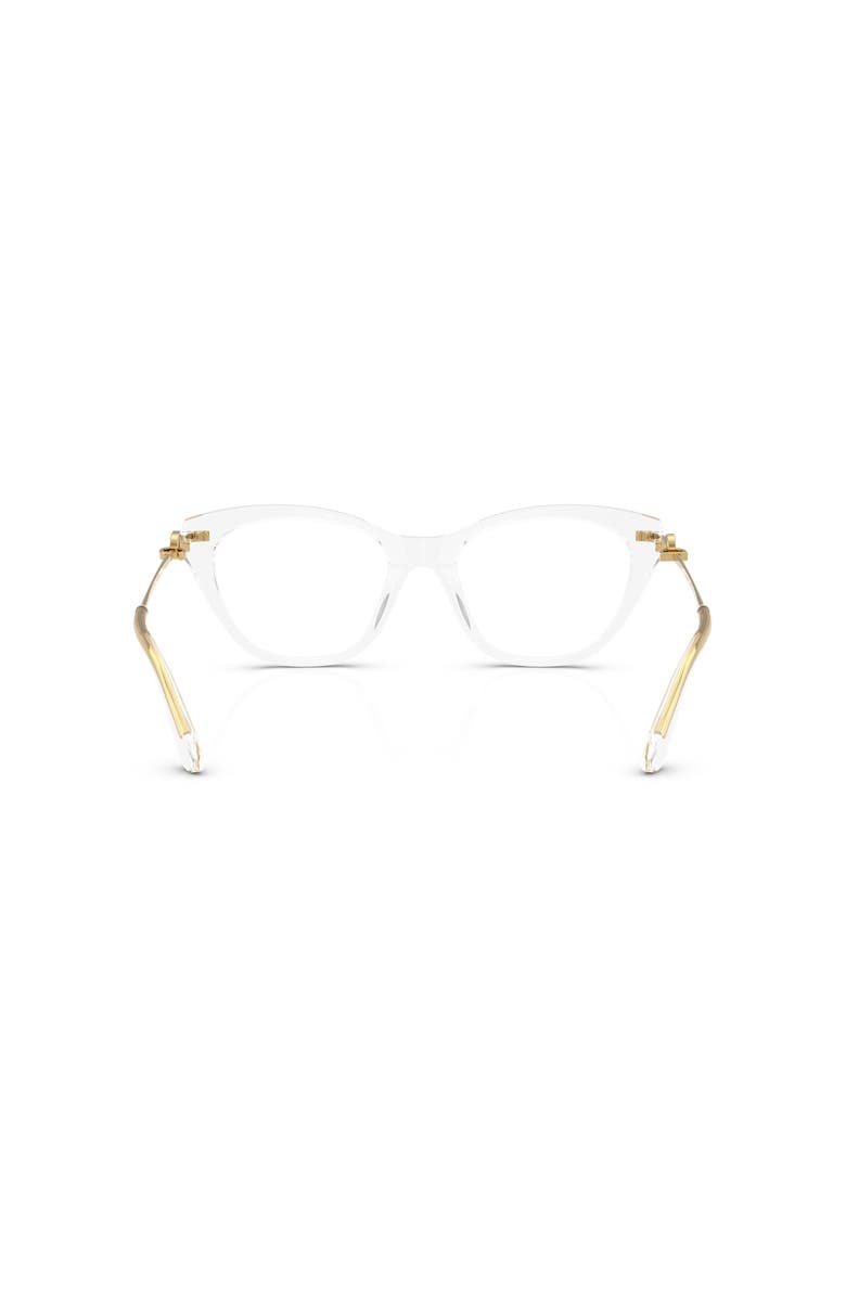Dolce&Gabbana 51mm Butterfly optical glasses, Alternate, color, Transparent