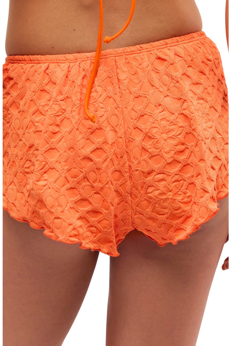 Alma Flutter Bikini Bottoms, Alternate, color, NECTARINE