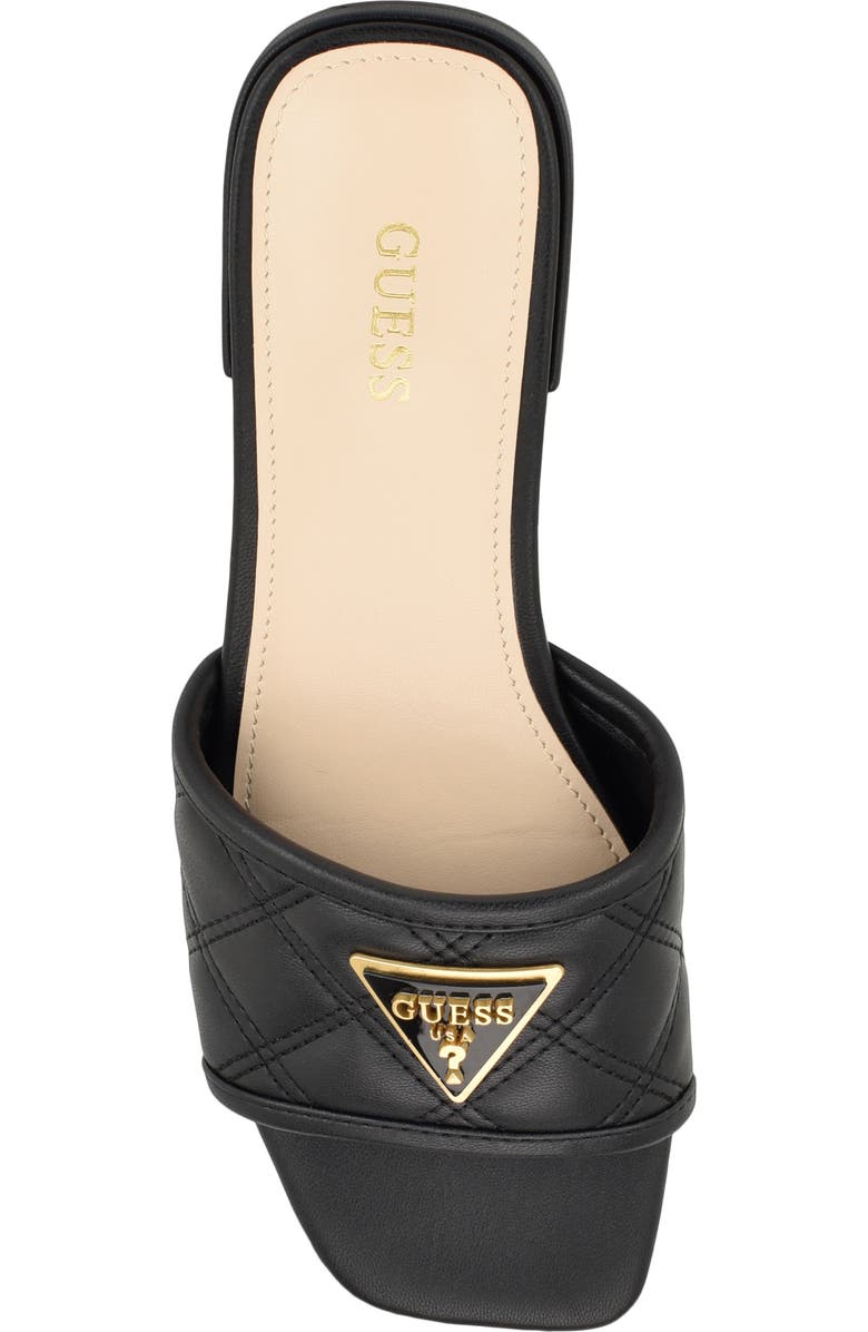 GUESS Tameli Slide Sandal, Alternate, color, Black