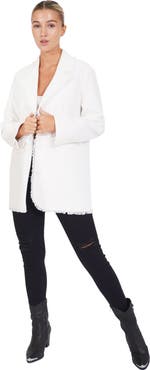 Belle & Bloom Young Blood Frayed Edge Blazer