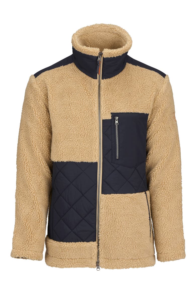 Osaka High Pile Fleece Jacket, Main, color, NATURAL