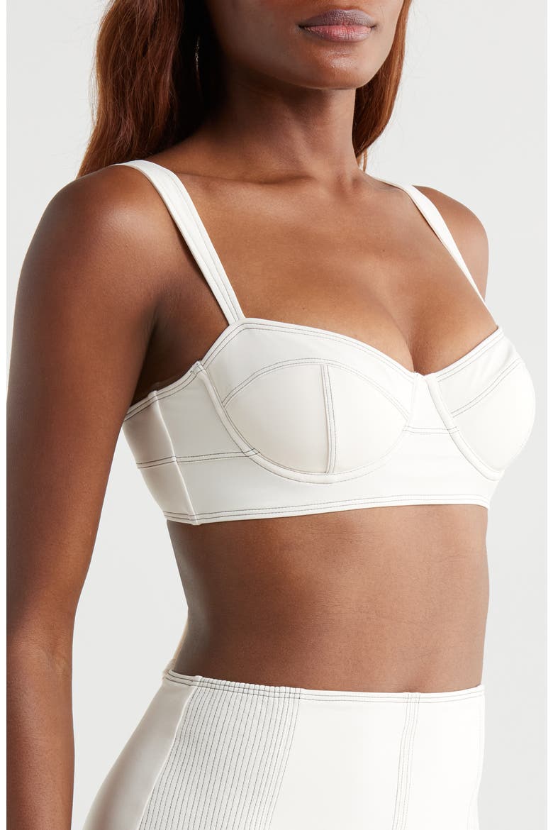 Ravello Underwire Bikini Top, Alternate, color, COWRIE