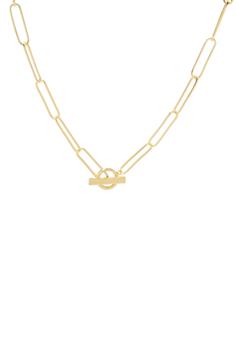 Harper Chain Link Necklace, Main, color, GOLD