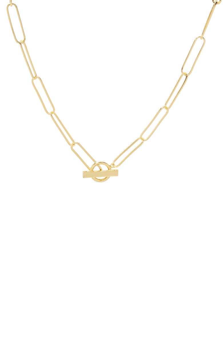 gorjana Harper Chain Link Necklace, Main, color,