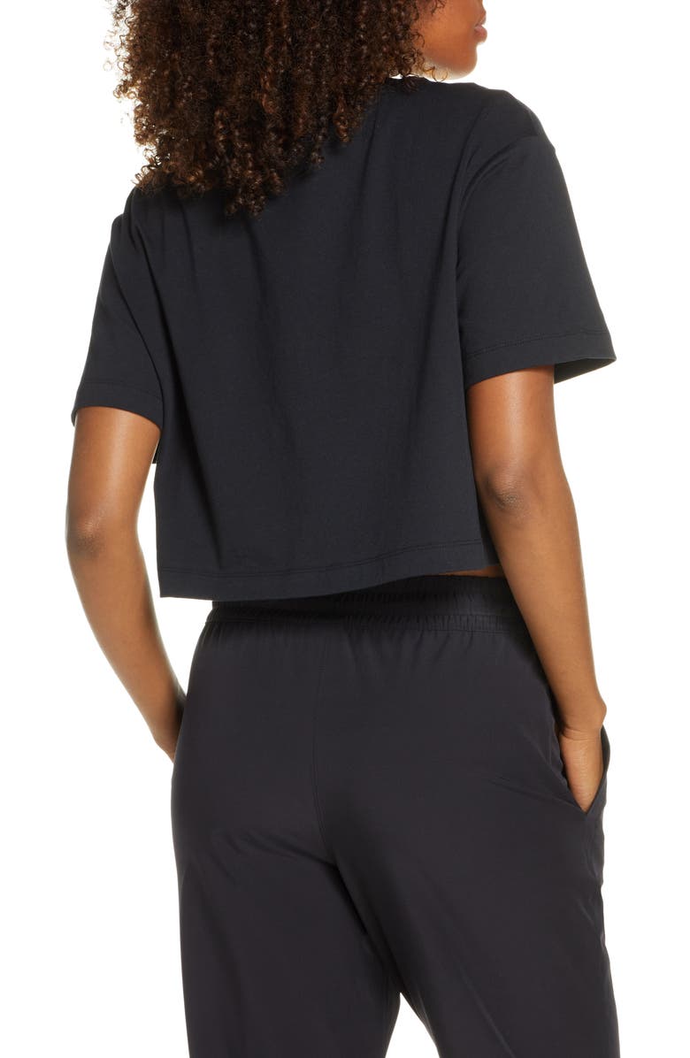 Nike Sportswear Essential Crop Organic Cotton Tee, Alternate, color,