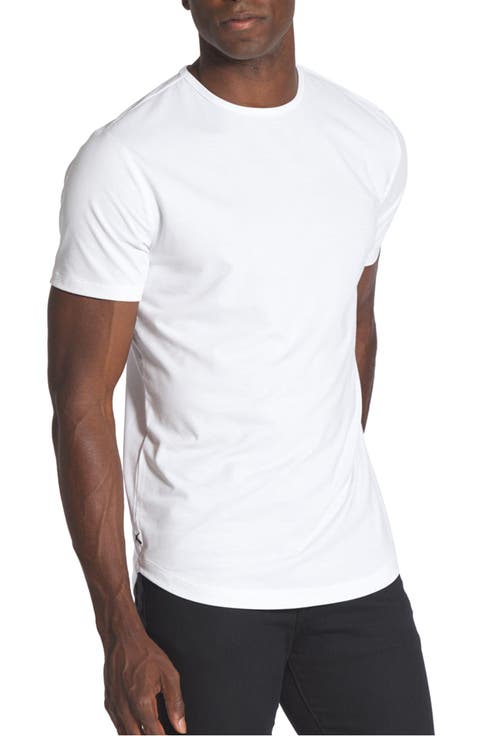 AO Curve Hem Cotton Blend T-Shirt