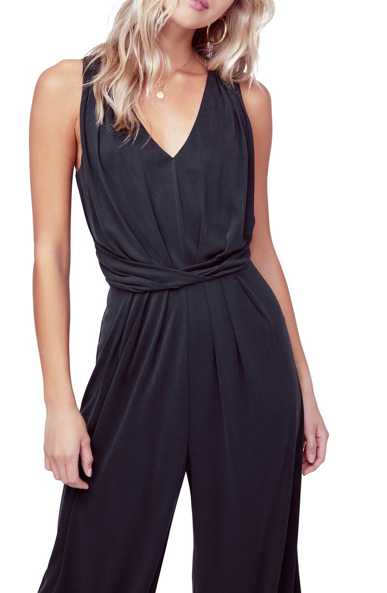ASTR the Label Easy Twist Waist Jumpsuit, Alternate, color,