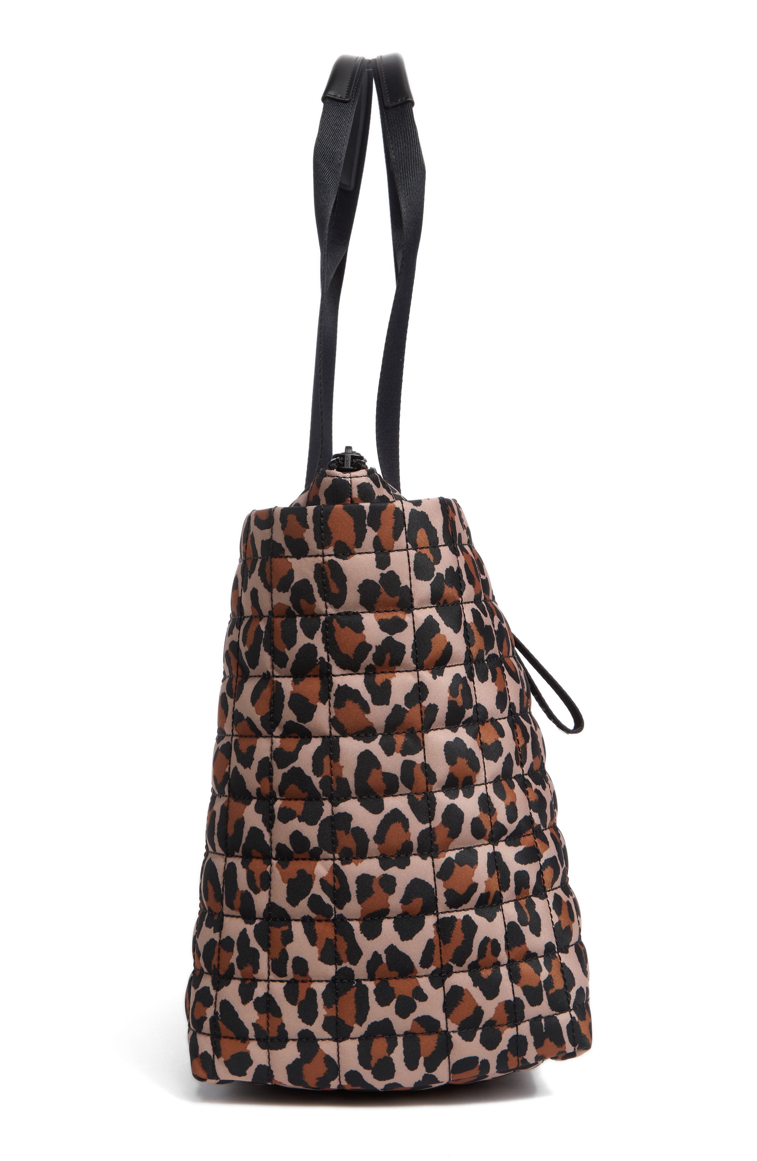 Kate Spade New York Camden Spotted Leopard Print Tote Bag, Alternate, color, Brown Multi