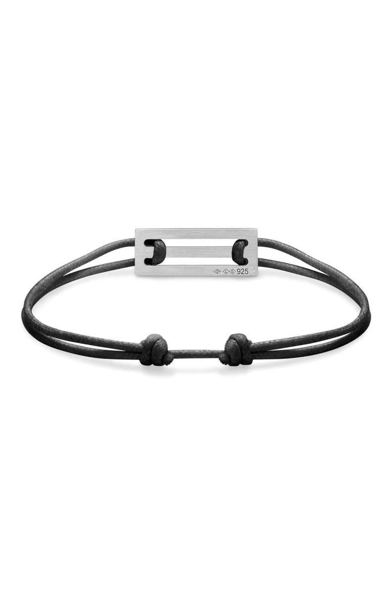 le gramme Men's 2.5G Polished Sterling Silver Cord Bracelet, Alternate, color,