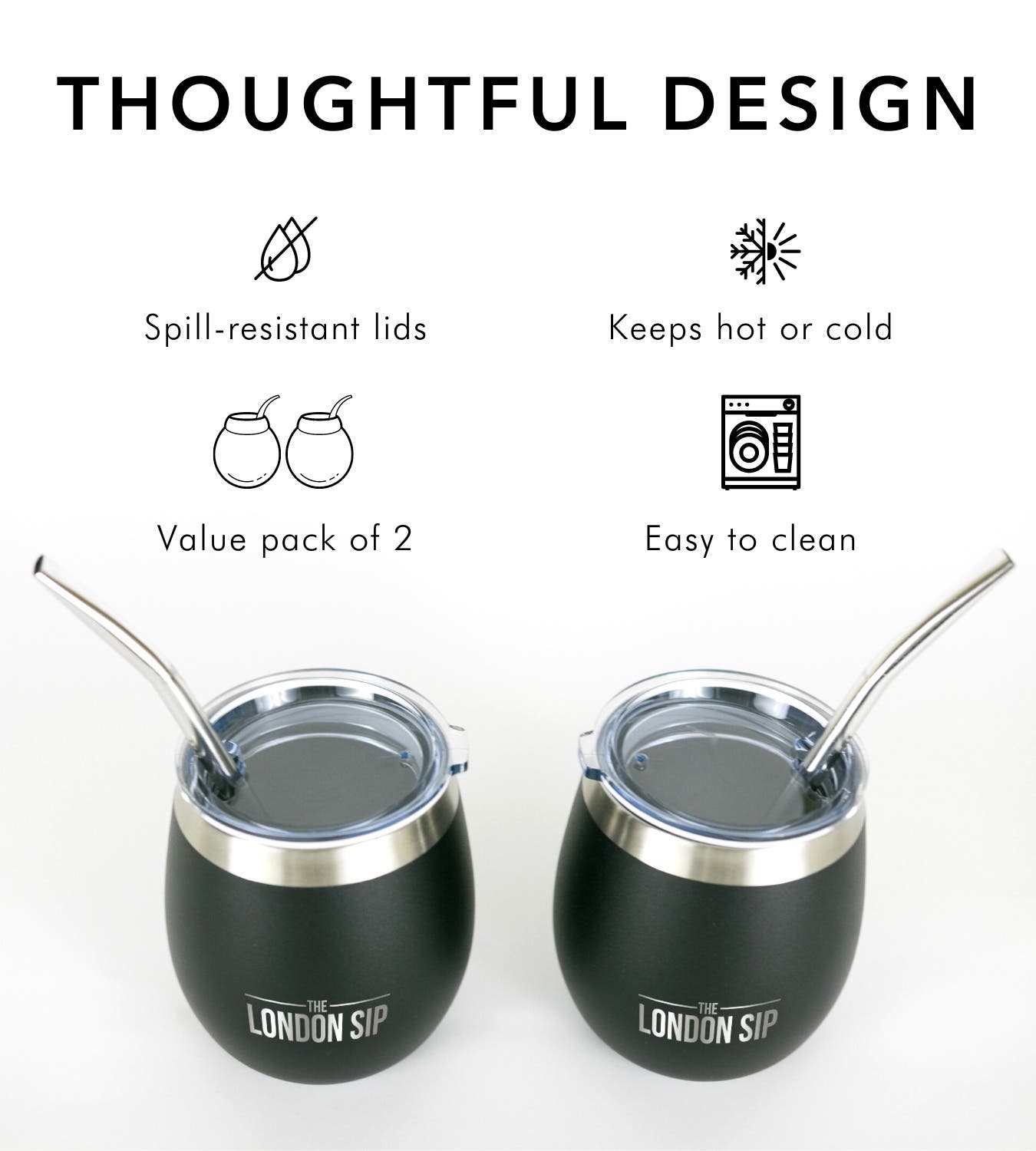London Sip Yerba Mate Cup Set 8oz | Nordstrom