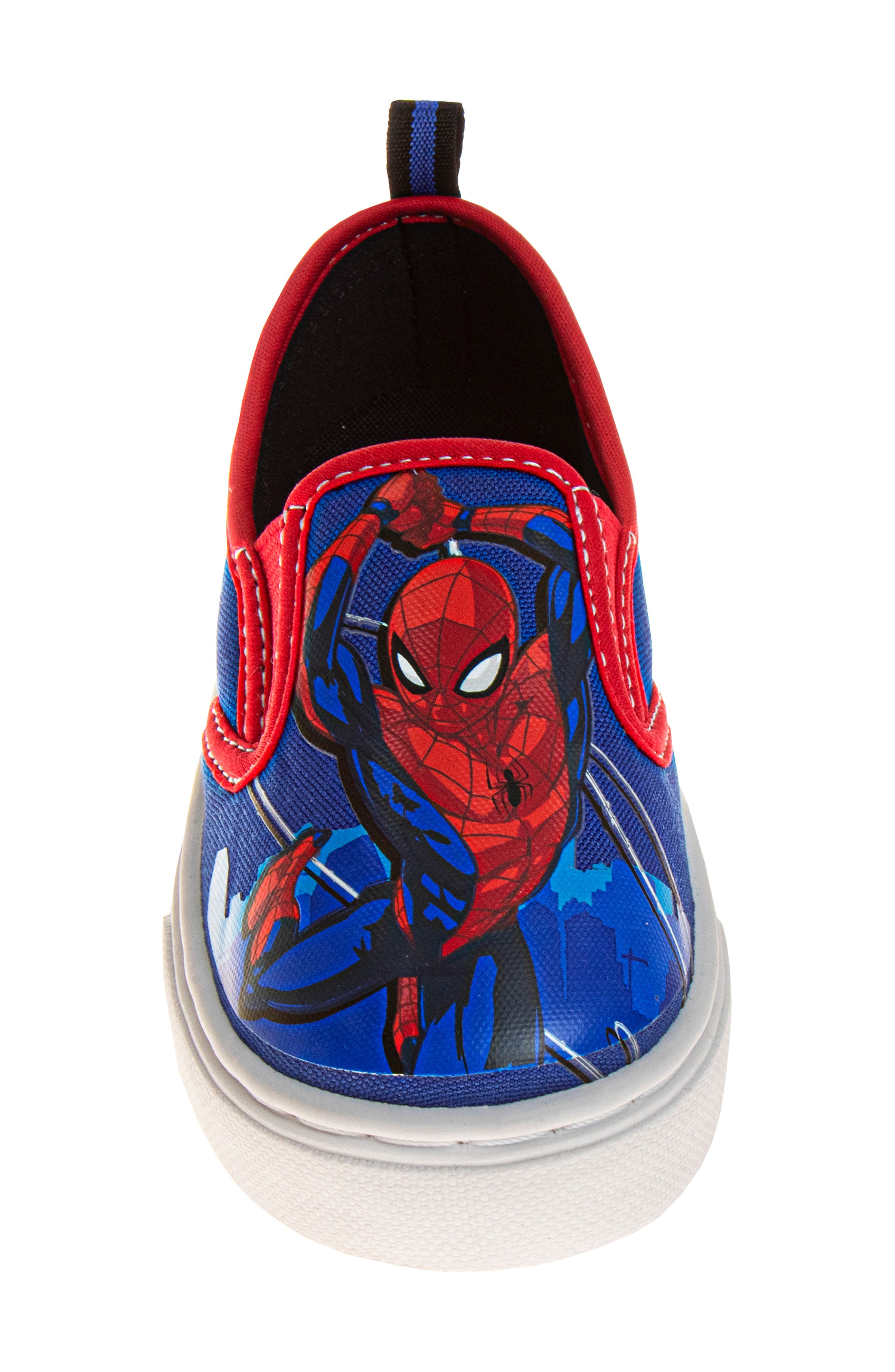 Kids' Spider-Man Sneaker, Alternate, color, BLUE/ RED