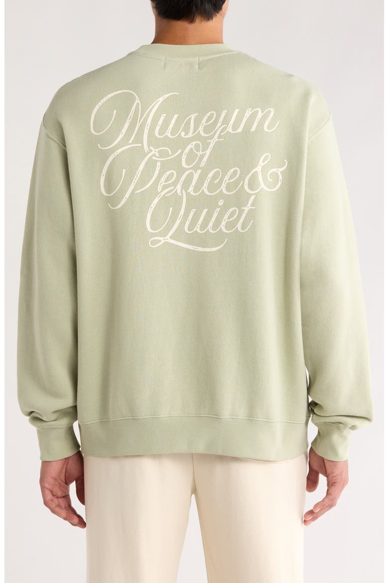 Scribe Cotton Sweatshirt, Alternate, color, SAGE
