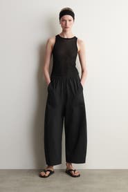 COS Cotton Barrel-leg Utility Pants