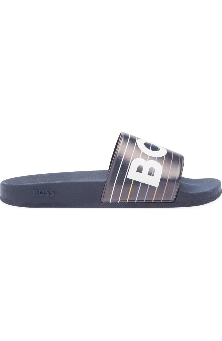 BOSS Bay Slide Sandal, Alternate, color, Open Blue