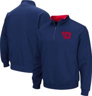 COLOSSEUM Men's Colosseum Navy Dayton Flyers Tortugas Logo Quarter-Zip Jacket