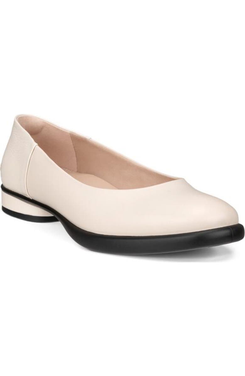 ECCO Sculpted LX Water Resistant Ballet Flat, Main, color, Limestone