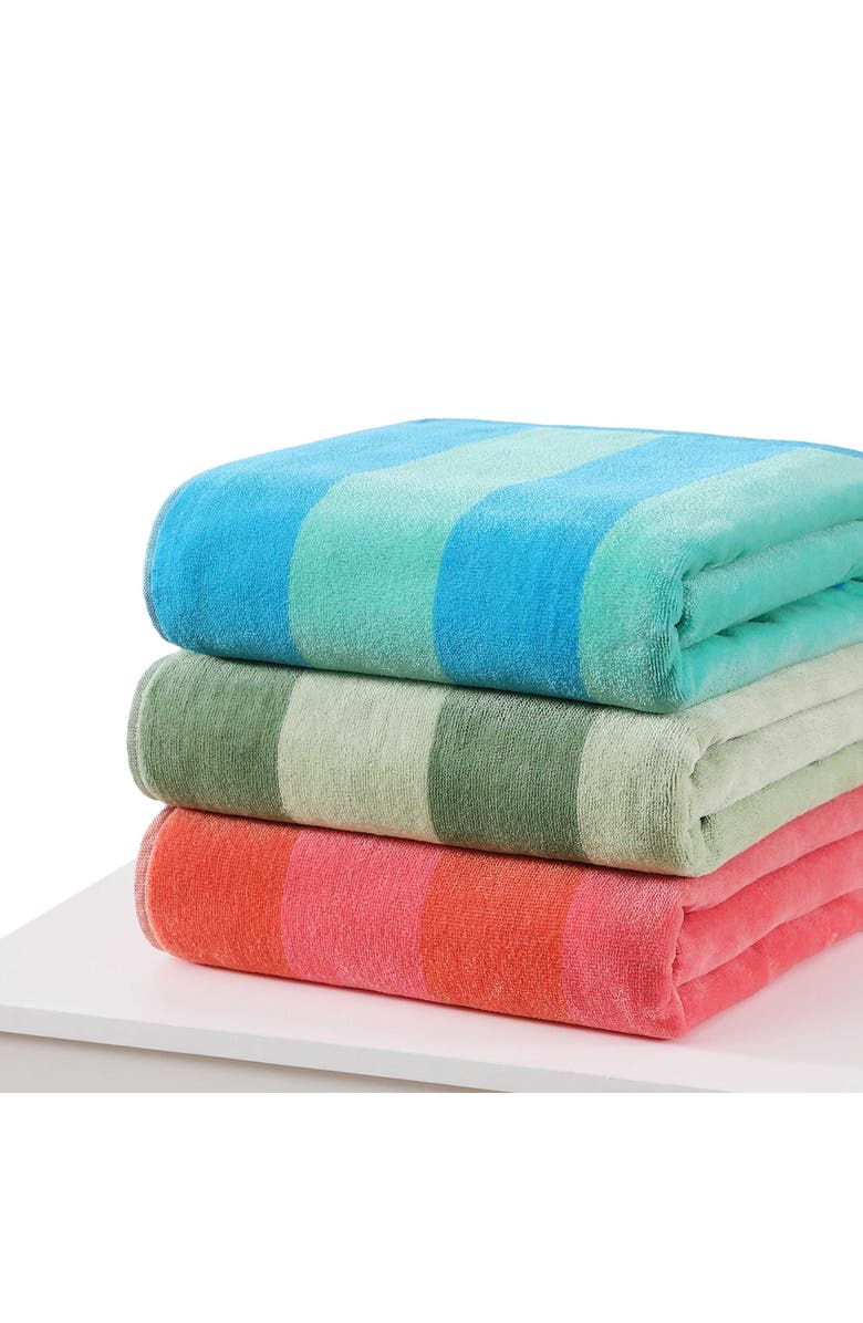 Tommy Bahama Bicoastal Beach Towel, Alternate, color, Matcha / Palm Green