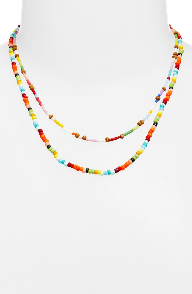 ROXANNE ASSOULIN Feeling Groovy Set of 2 Beaded Necklaces, Alternate, color,