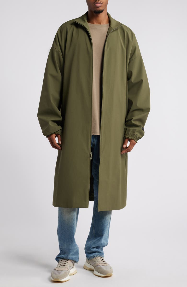 Fear of God Essentials Gender Inclusive Bonded Car Coat, Main, color, 