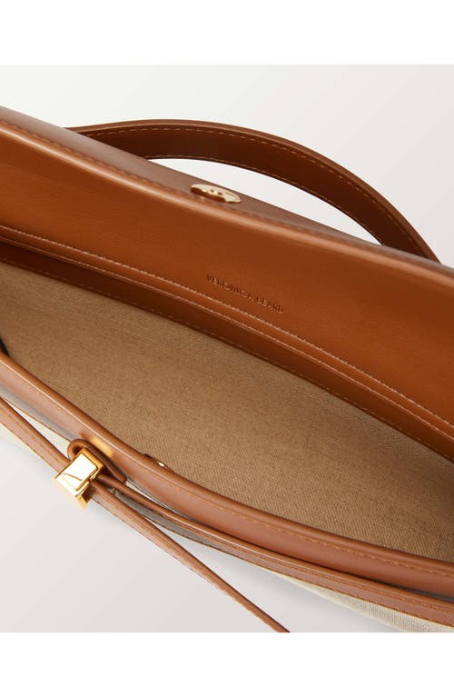 Veronica Beard Dash Clutch In Natural Hazel