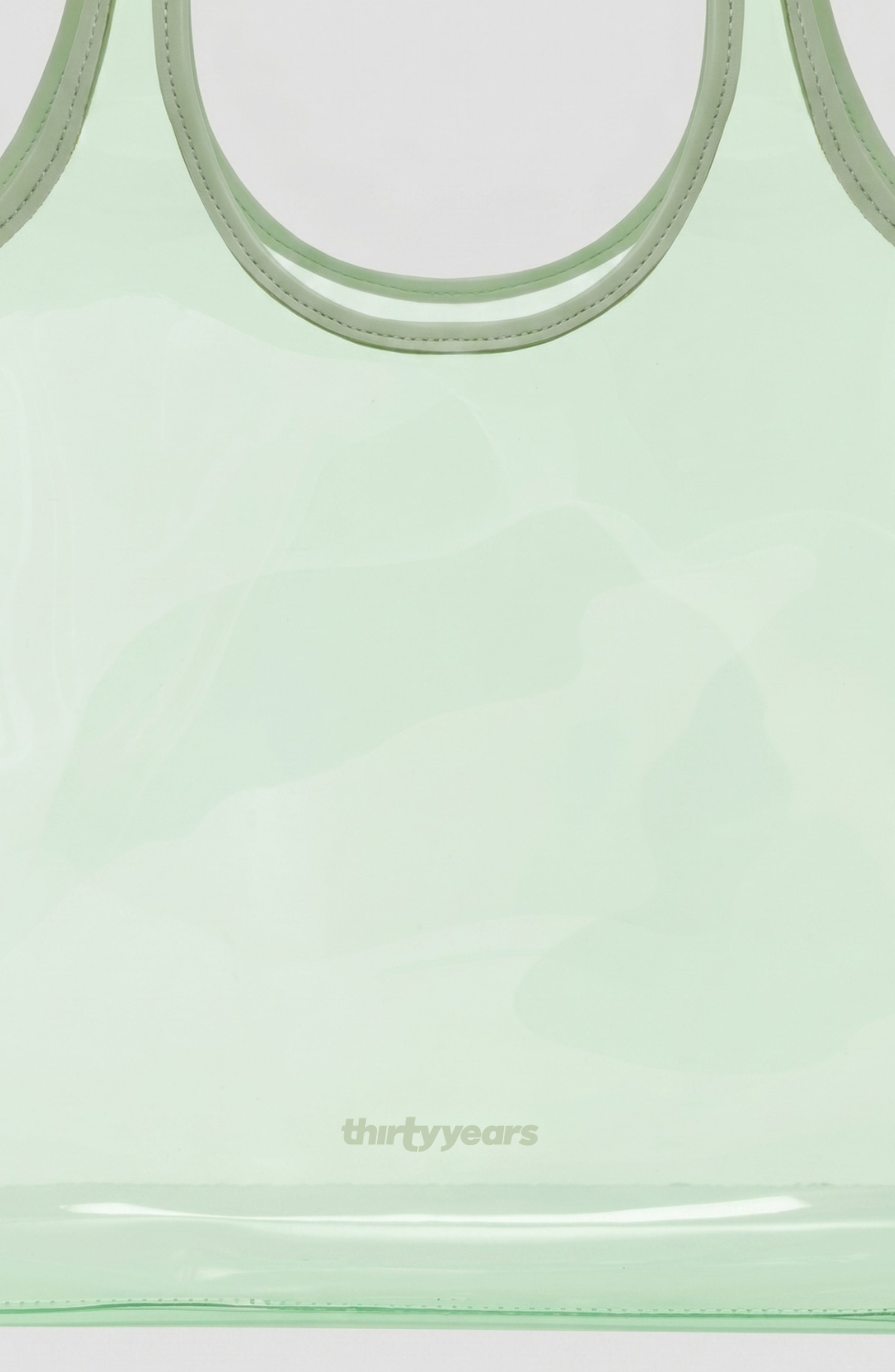 Jelly Clear Tote, Alternate, color, Green