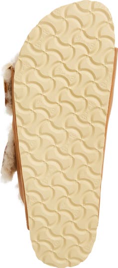 Arizona Big Buckle Genuine Shearling Lined Sandal