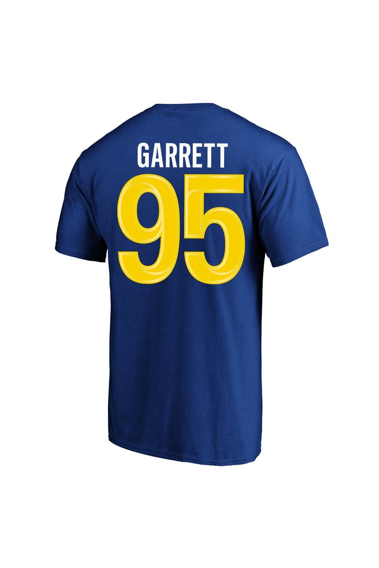 Men's Fanatics Myles Garrett Royal Los Angeles Rams Big & Tall Player Name & Number T-Shirt, Alternate, color, Royal