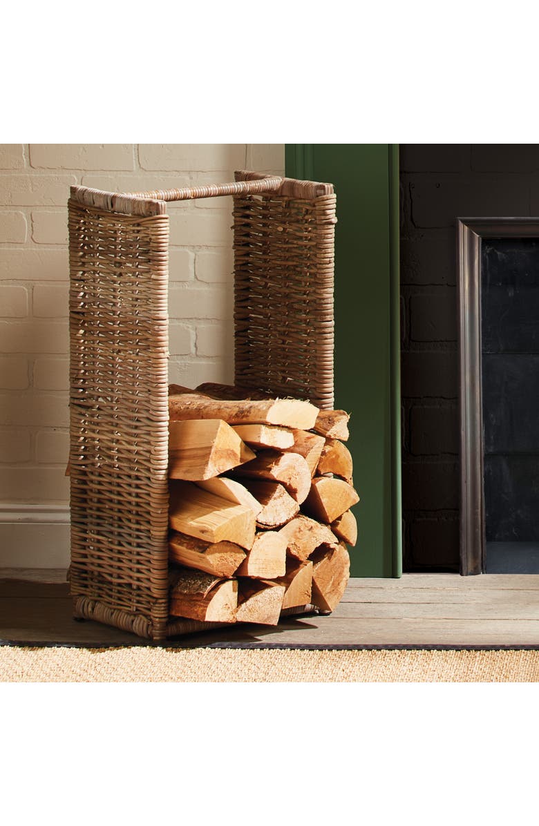 Napa Home & Garden Log Wicker Stand Tall, Alternate, color, 