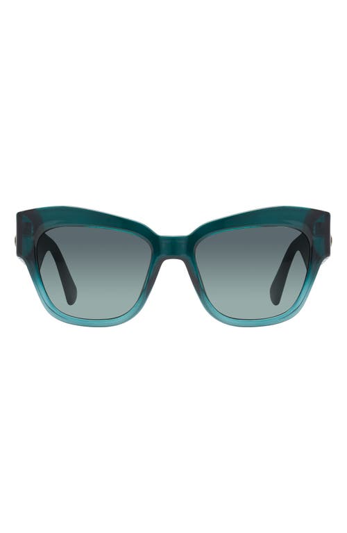 Kurt Geiger London 53mm Cat Eye Sunglasses In Green