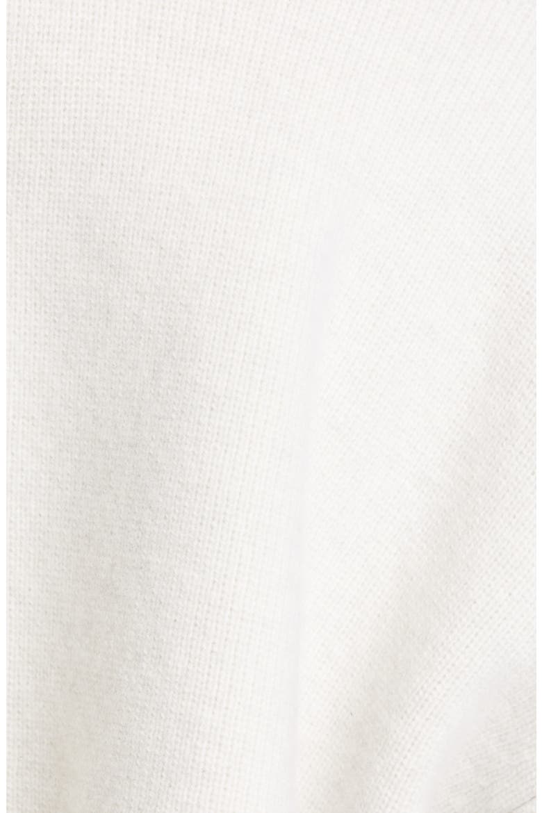 Imitation Pearl Trim Wool & Cashmere Blend Sweater, Alternate, color, IVORY
