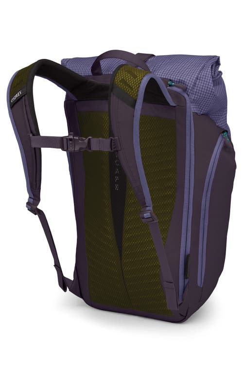 Osprey Transporter 30-liter Roll Top Backpack In Euphoria Purple/purple Ink