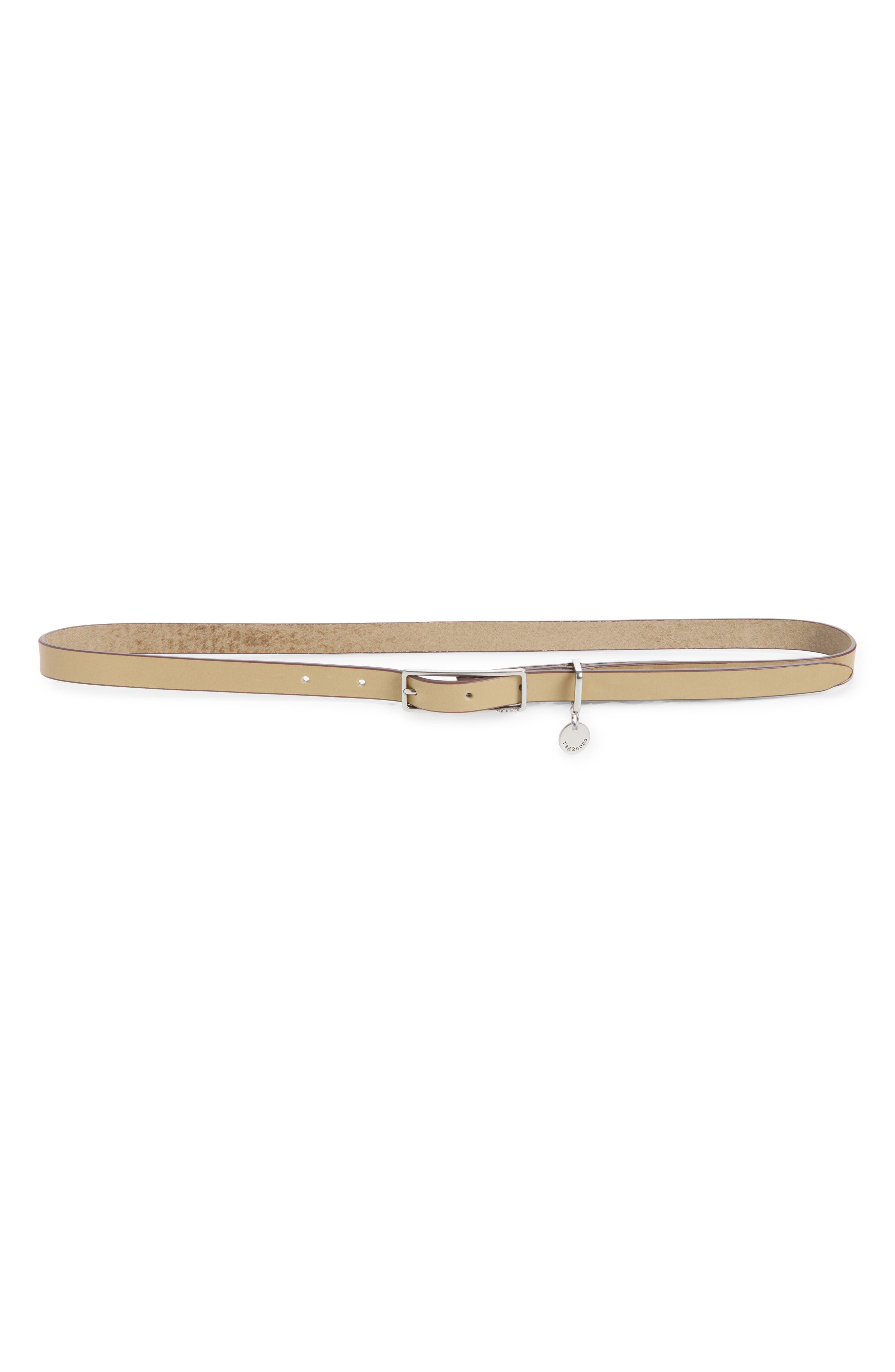 rag & bone Baby Rounded Rebound Leather Belt