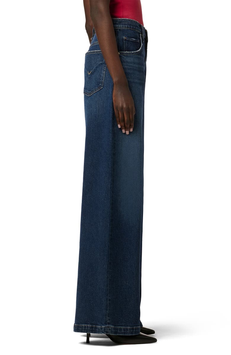 Hudson Jeans James High Waist Wide Leg Jeans, Alternate, color, Naval
