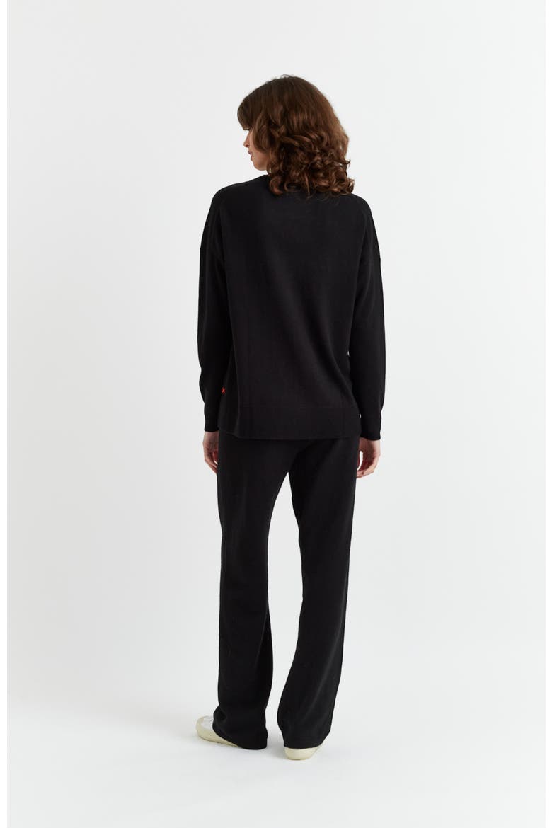 Wool & Cashmere Slouchy Sweater, Alternate, color, Black
