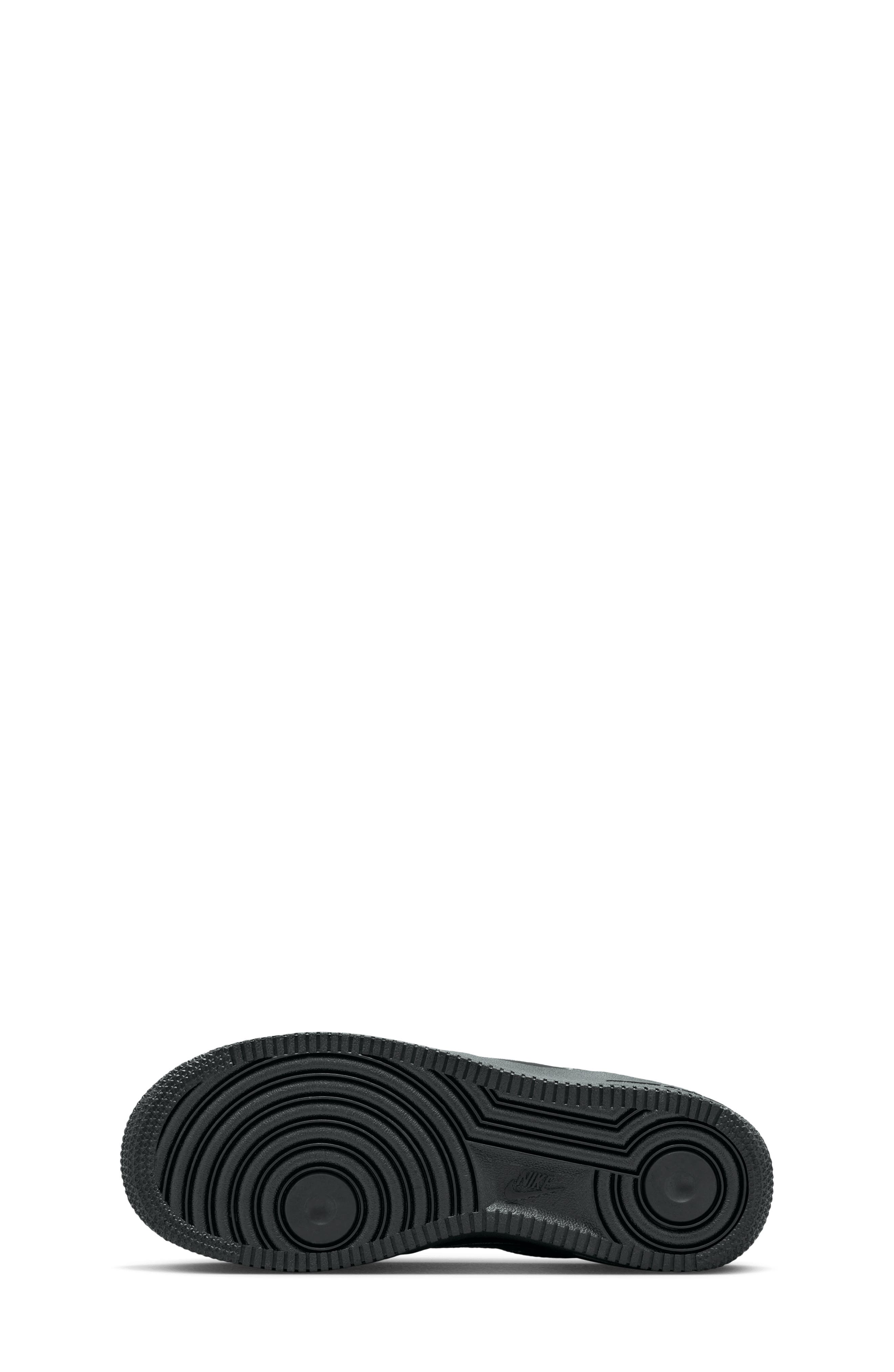 Kids' Air Force 1 Sneaker, Alternate, color, 002 BLACK/DKSKGY