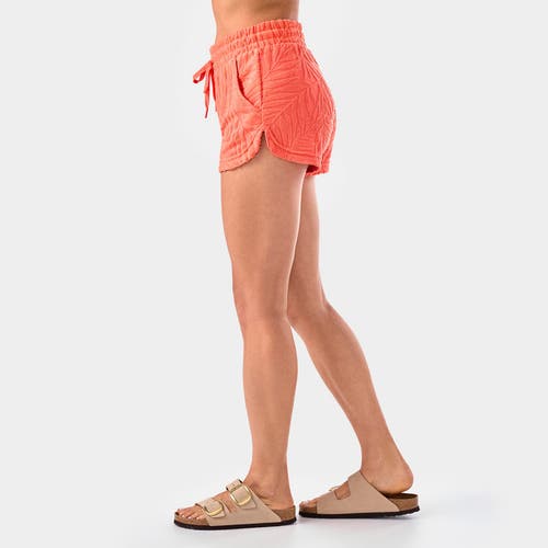 Tavi Palm Terry Short In Orange