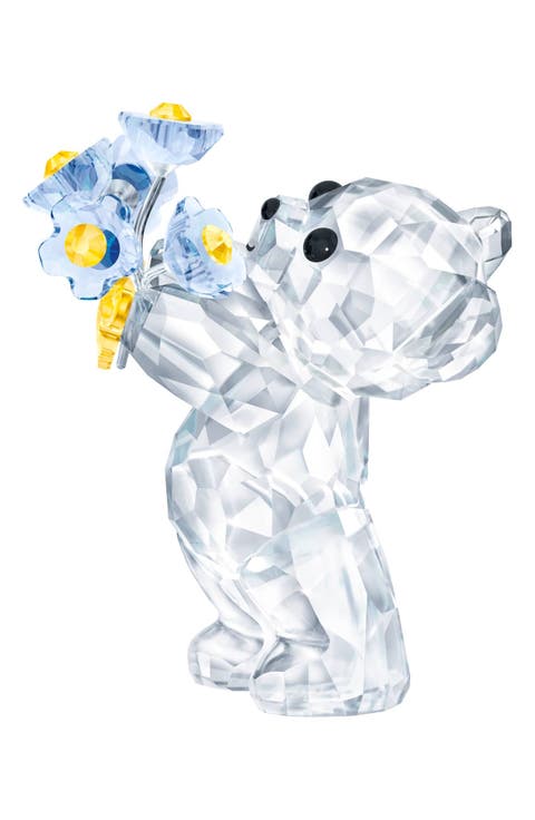 Kris Bear Forget-Me-Not Crystal Figurine
