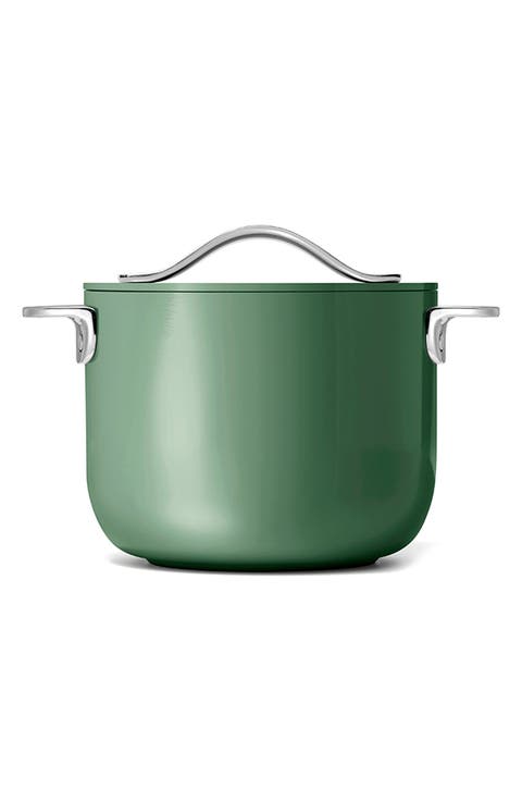 Nonstick Ceramic Petite 2-Quart Cooker with Lid