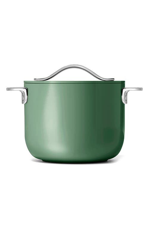 CARAWAY Nonstick Ceramic Petite 2-Quart Cooker with Lid in Sage 