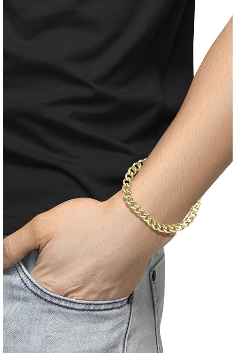 Gold Vermeil Chain Bracelet, Alternate, color, GOLD