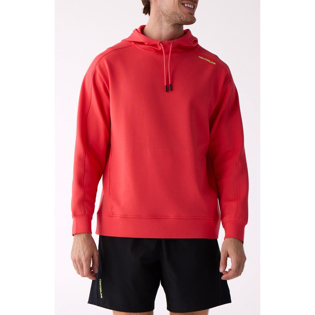 Centerline Athletics Hooded Sweatshirt In Red