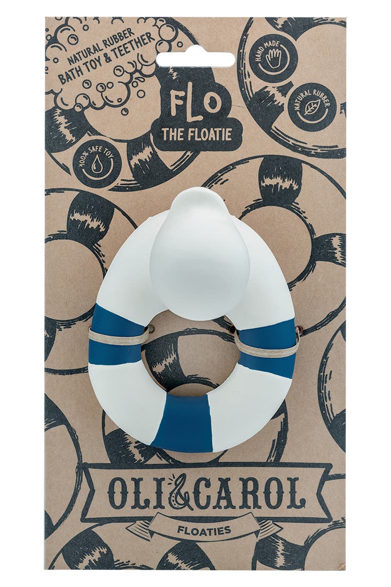 Floatie Duck Teething Toy, Alternate, color, NAVY