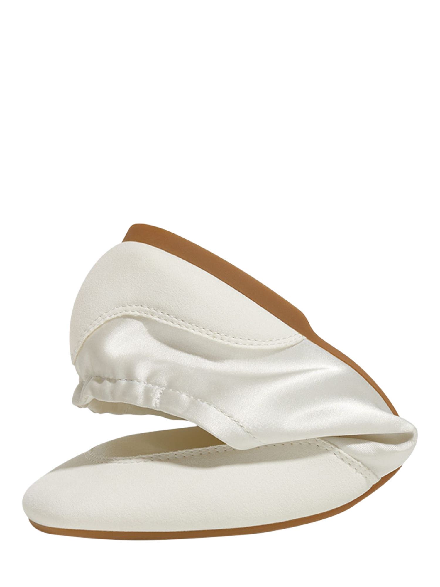 Cristina Square-Toe Lace-Up Satin Sneakerina, Alternate, color, Light Gold