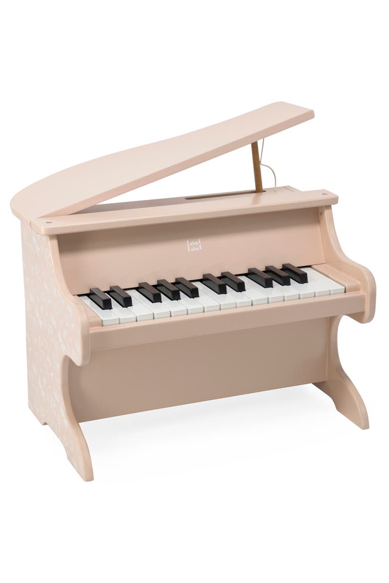 Wooden Piano Pink Musical Instrument Toy, Dragonfly & Nature,3+, Main, color, Multicolored