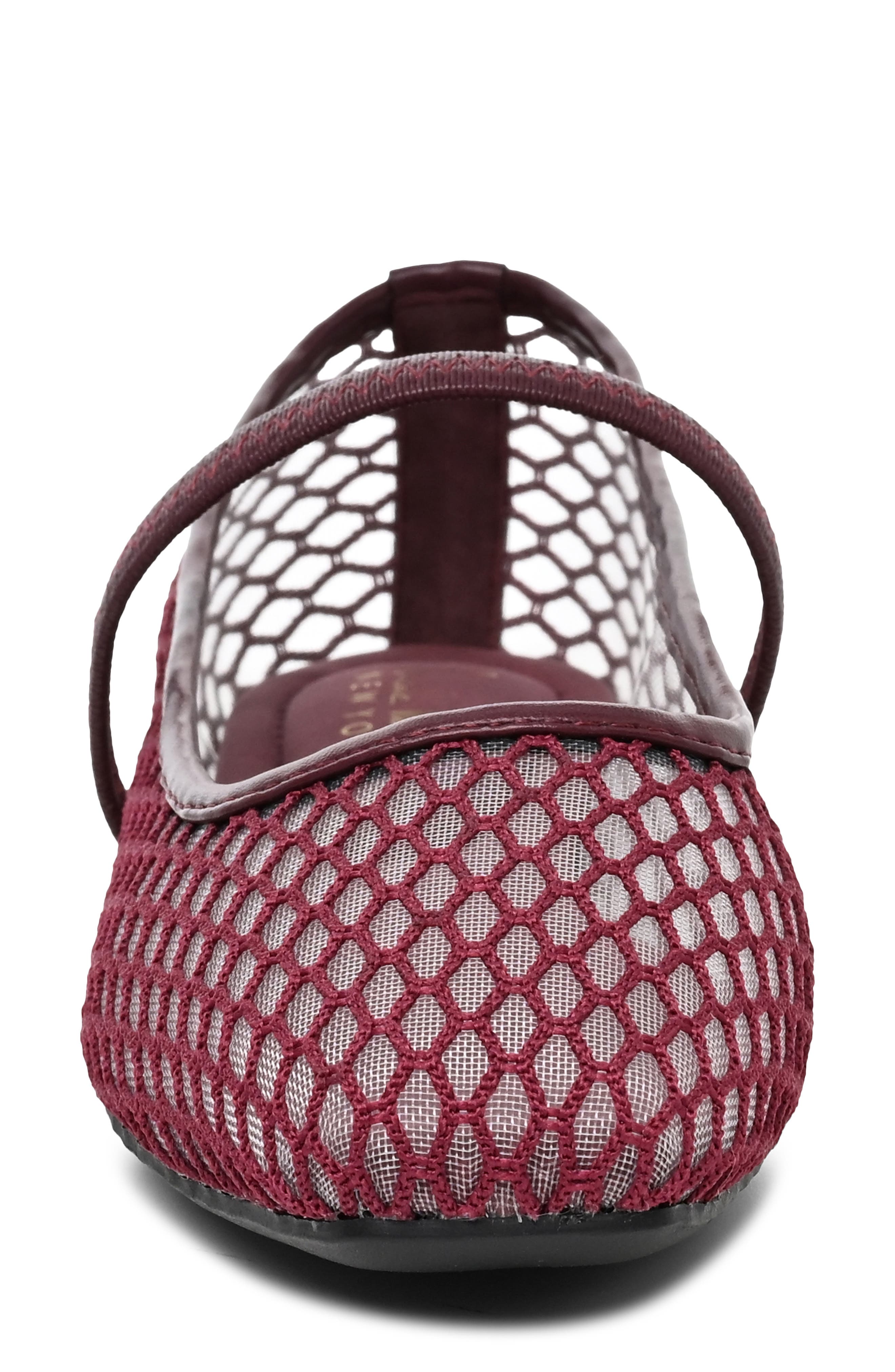 Mesh Flat, Alternate, color, BURGUNDY