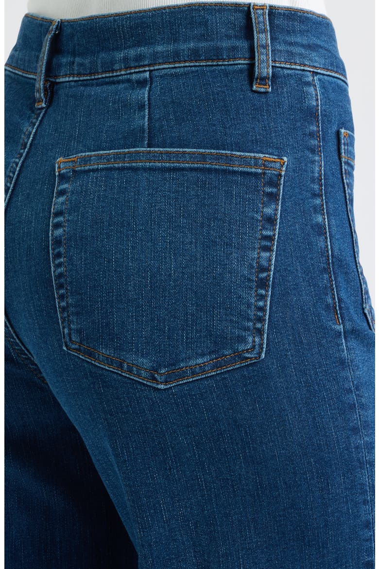 Le Slice Slim Palazzo High Waist Wide Leg Jeans, Alternate, color, FOLKLORE