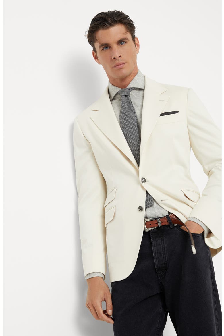 Flannel jacquard shirt, Alternate, color, Pearl Grey